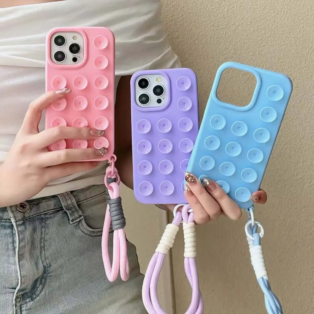 Macaron Lanyard Case