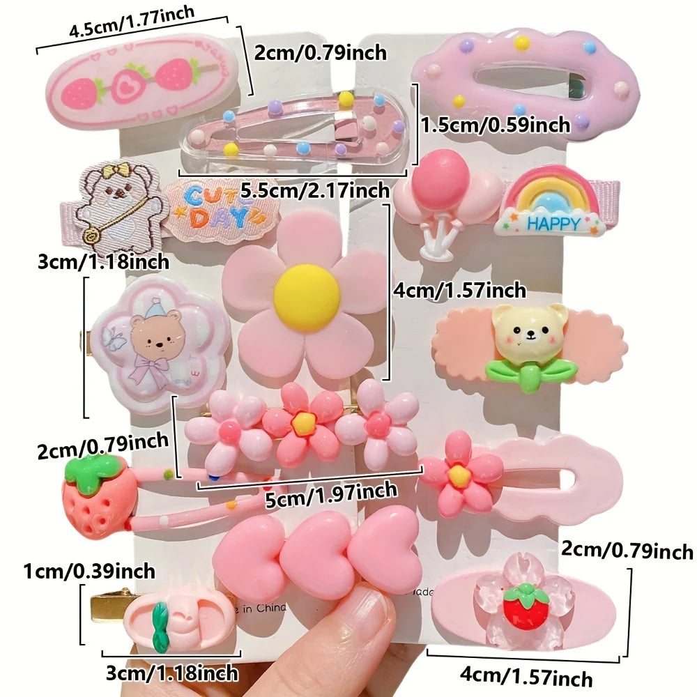 Sweet Pink Hairpin Set